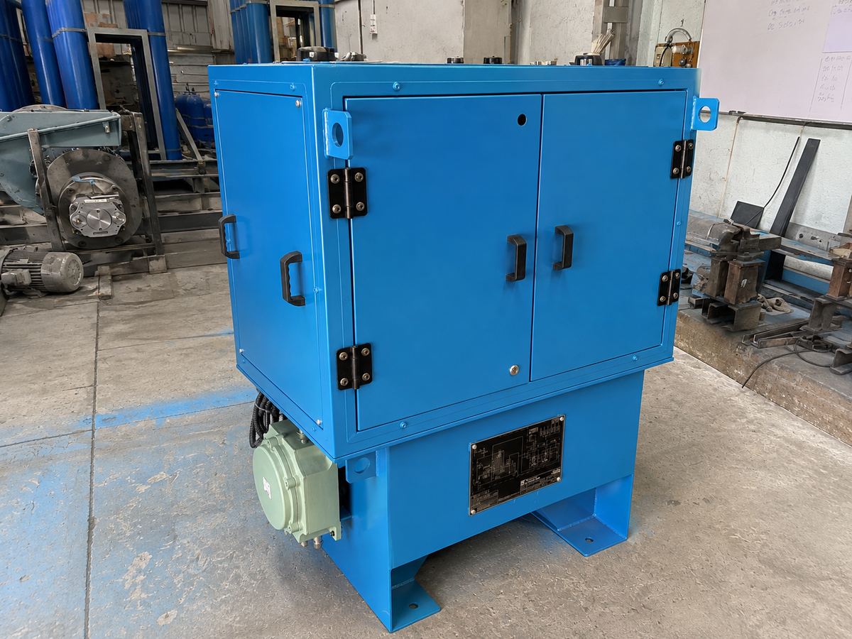 Enclosed hydraulic power unit assessed for replacement